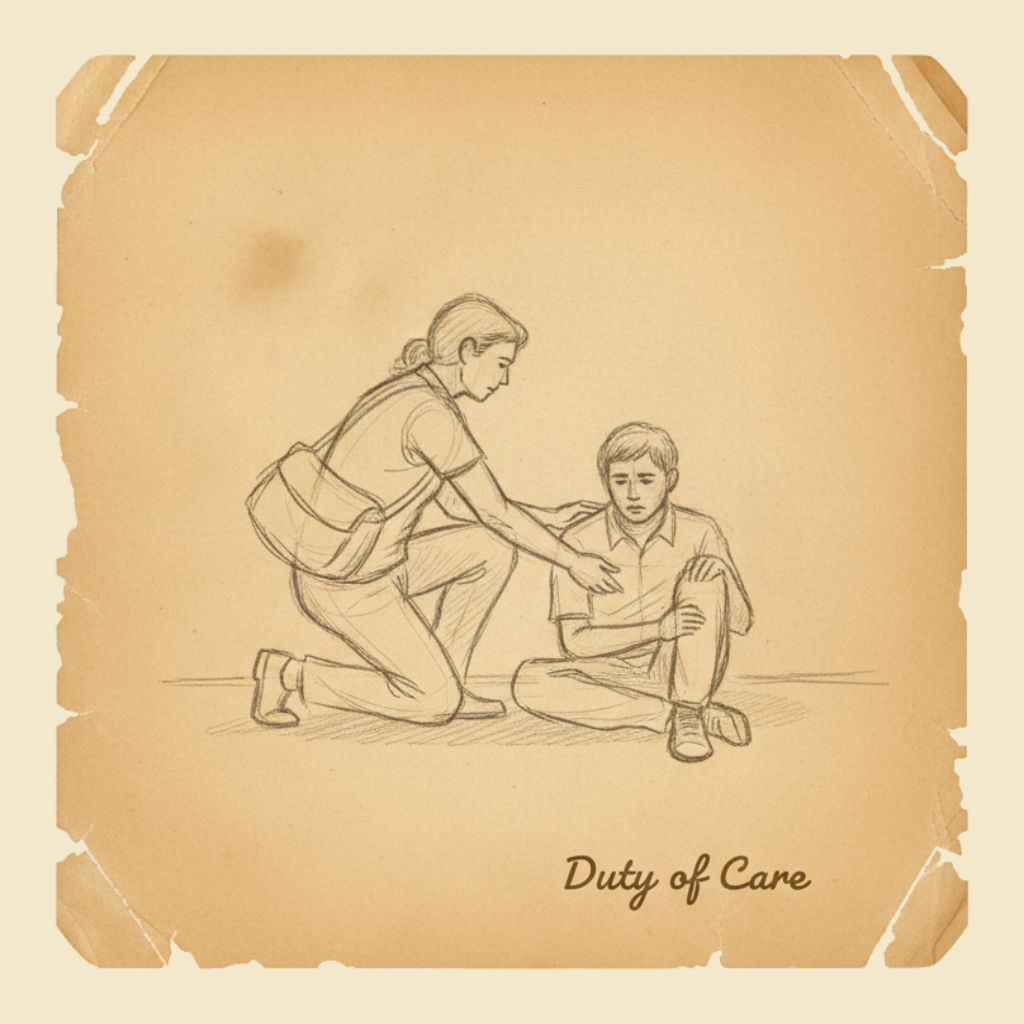 Field sketch: Duty of care — what you owe a casualty, and when