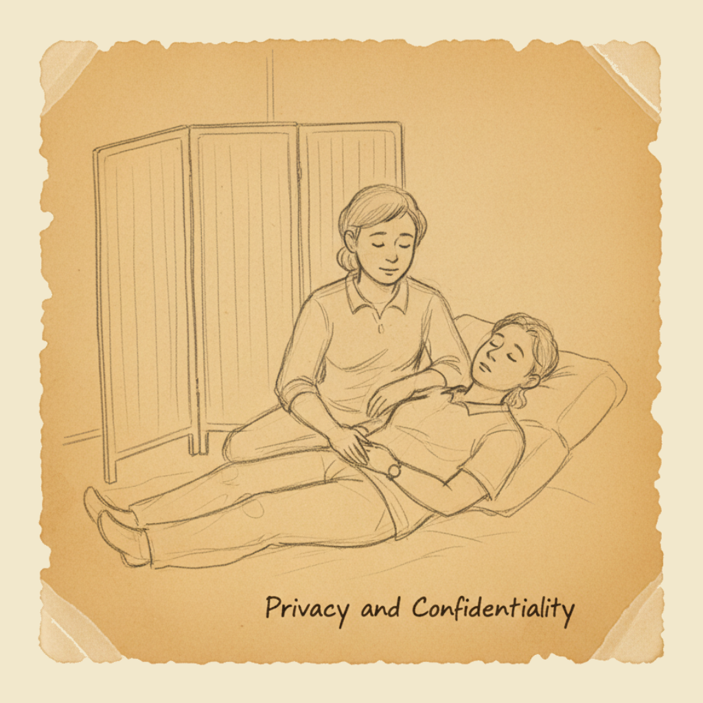Field sketch: Privacy and confidentiality — what happens to what you saw