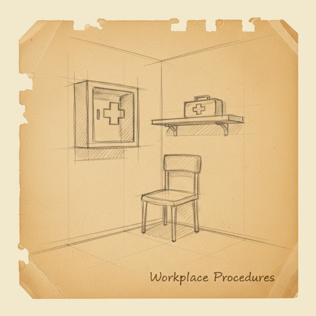 Field sketch: Workplace procedures — what your workplace expects you to do
