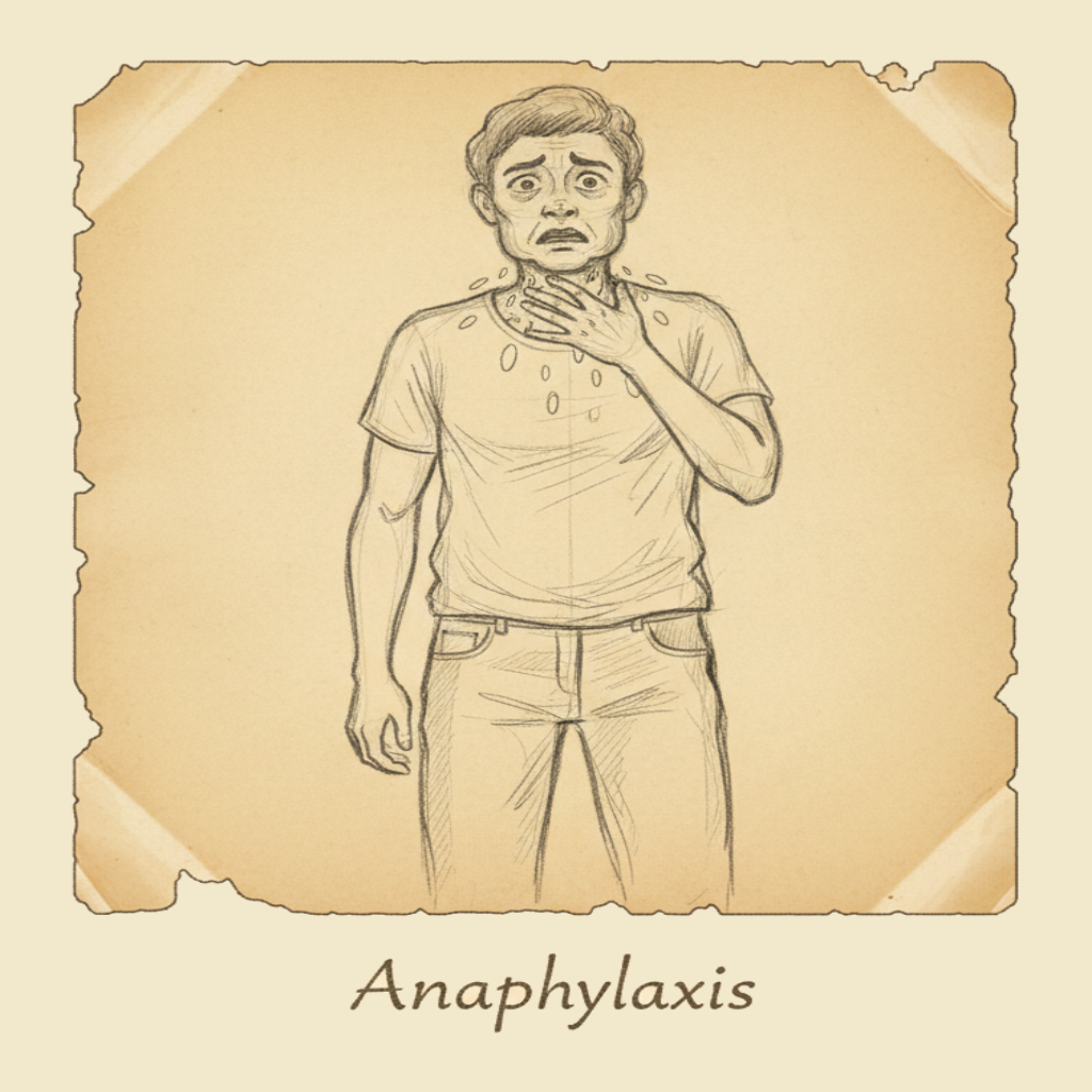 Field sketch: Anaphylaxis