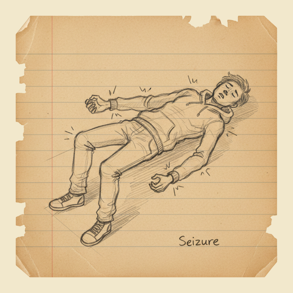 Field sketch: Seizure