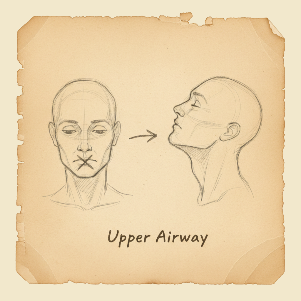 Field sketch: Upper airway